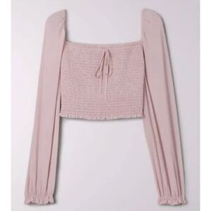 Aritzia Wilfred Saga Blouse in Camille NWT